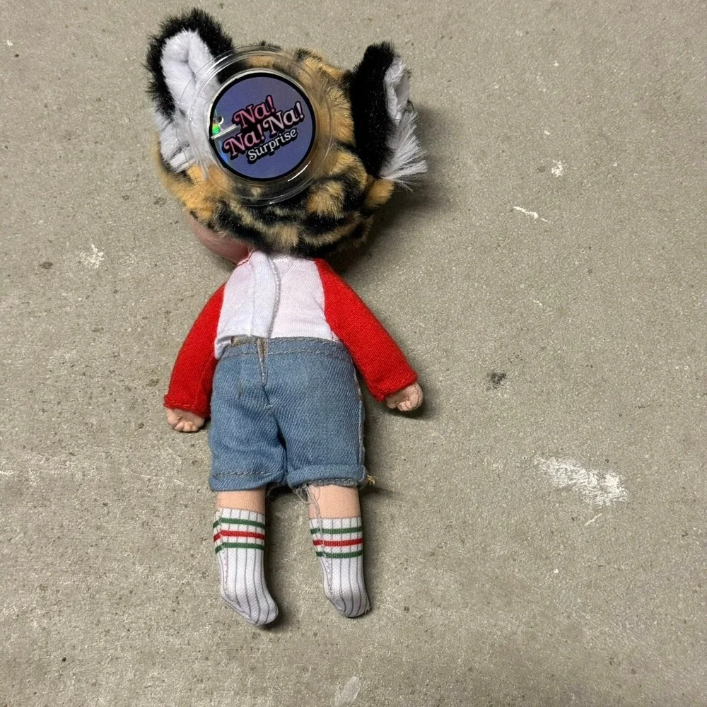 Rainy Dayz Series 1 Doll Stripes Tiger Shirt‎ Denim Shorts Headband Cute